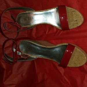 Guess wedge Sandles/ Platform 7.5